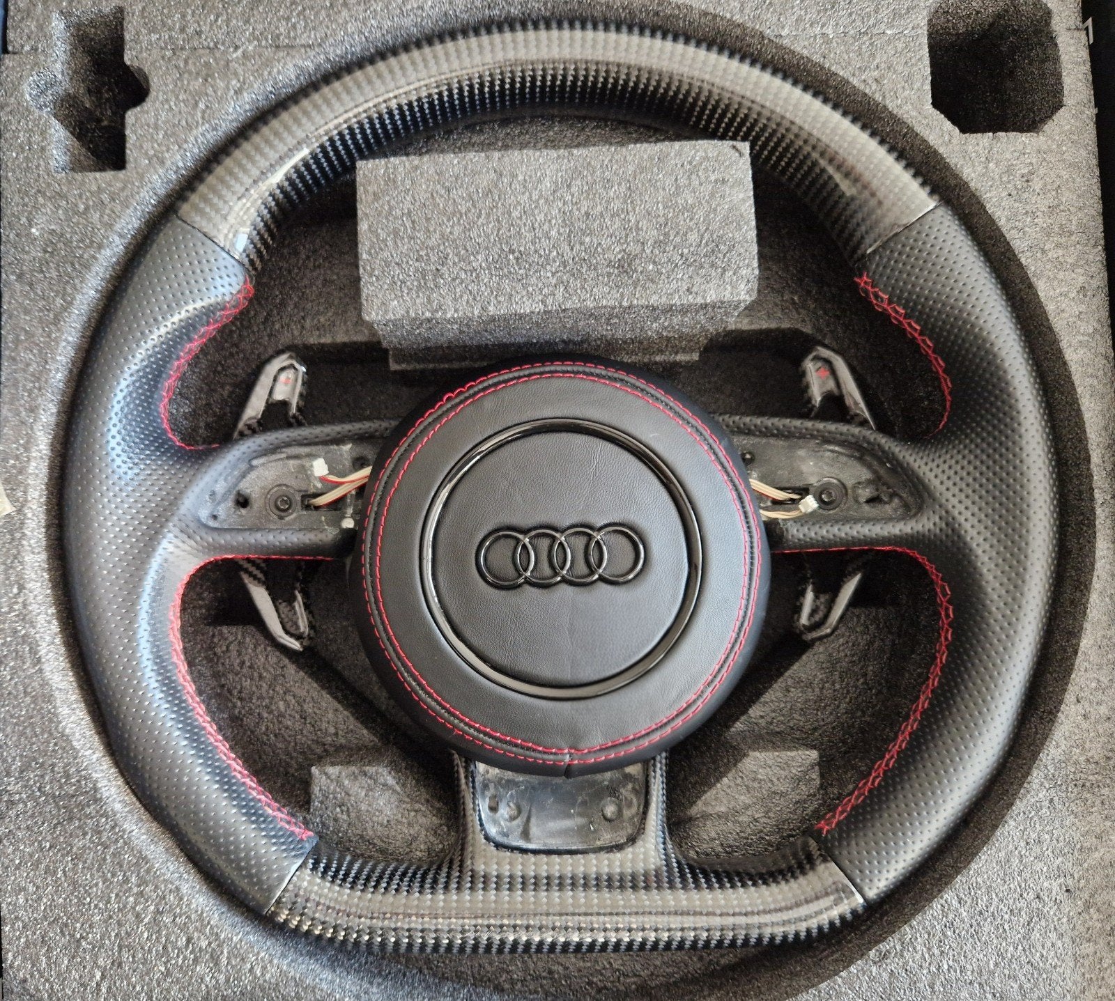 Carbon Sportstuur Audi A6 S6 RS6 A7 S7 RS7 C7 4G, Auto-onderdelen, Ophalen of Verzenden, Gebruikt, Audi