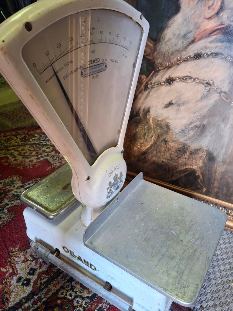 Olland Weegschaal Model 14308 - Vintage en Functioneel, Ophalen of Verzenden