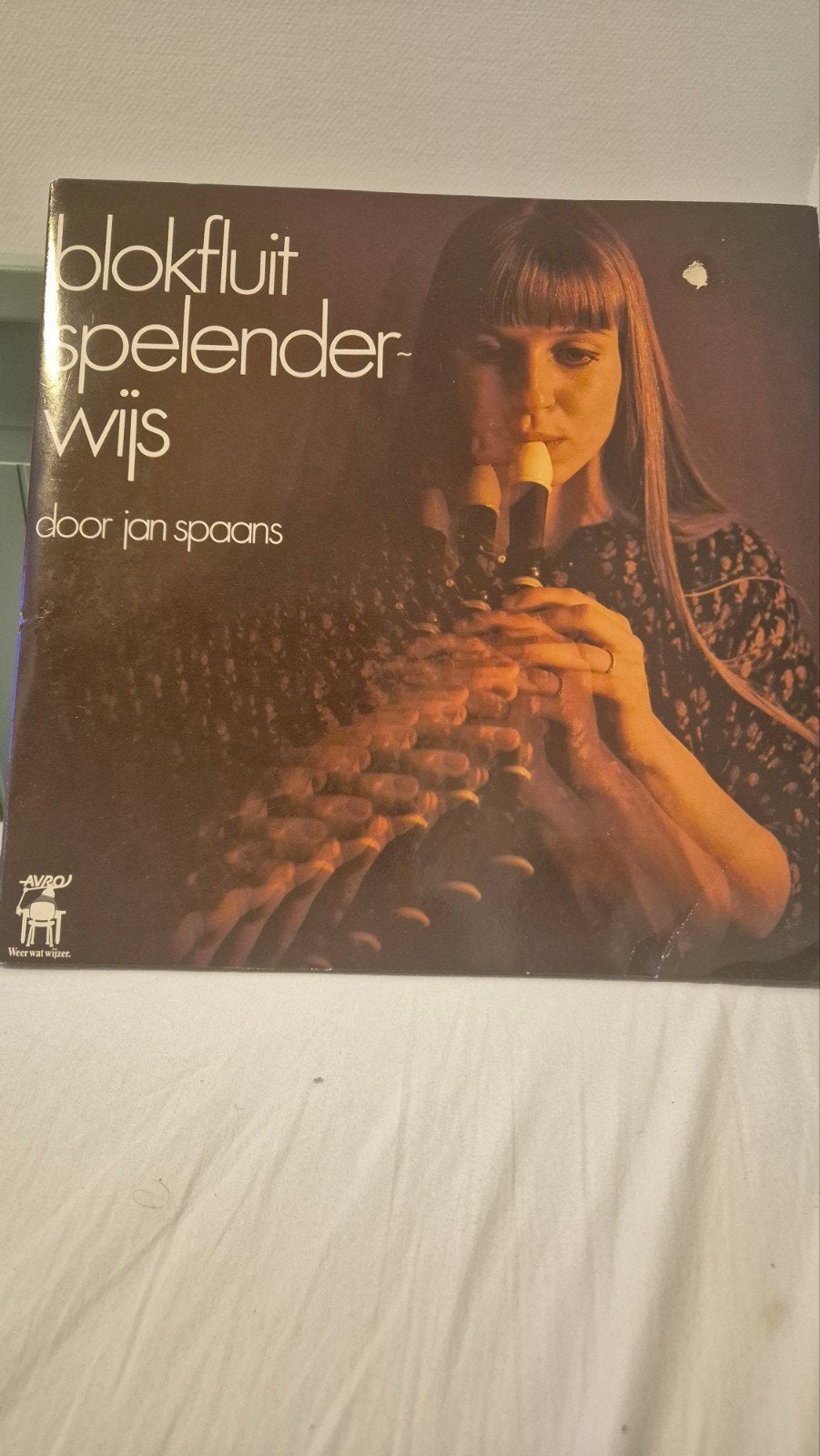 Blokfluit Spelenderwijs - Jan Spaans (LP), Cd's en Dvd's, Ophalen, Gebruikt, 12 inch, LP