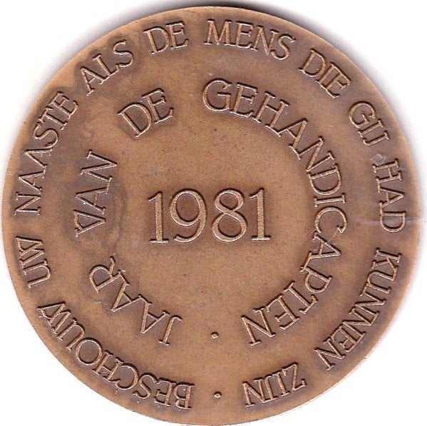 JAAR VAN DE GEHANDICAPTEN 1981, Ophalen of Verzenden, Overige materialen