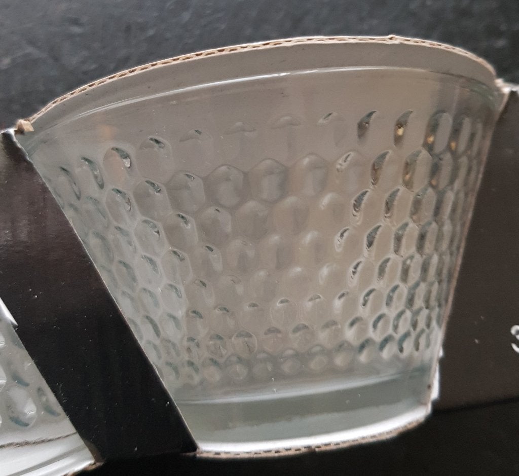 3 nieuwe schaaltjes van glas (Peta Bowls), Ophalen, Nieuw, Overige stijlen, Glas