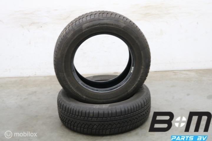 2 x 2156516 98H Conti WinterContact TS850P 7mm 215 65 16, Auto-onderdelen, Banden en Velgen, 16 inch, Winterbanden, Band(en), Personenwagen