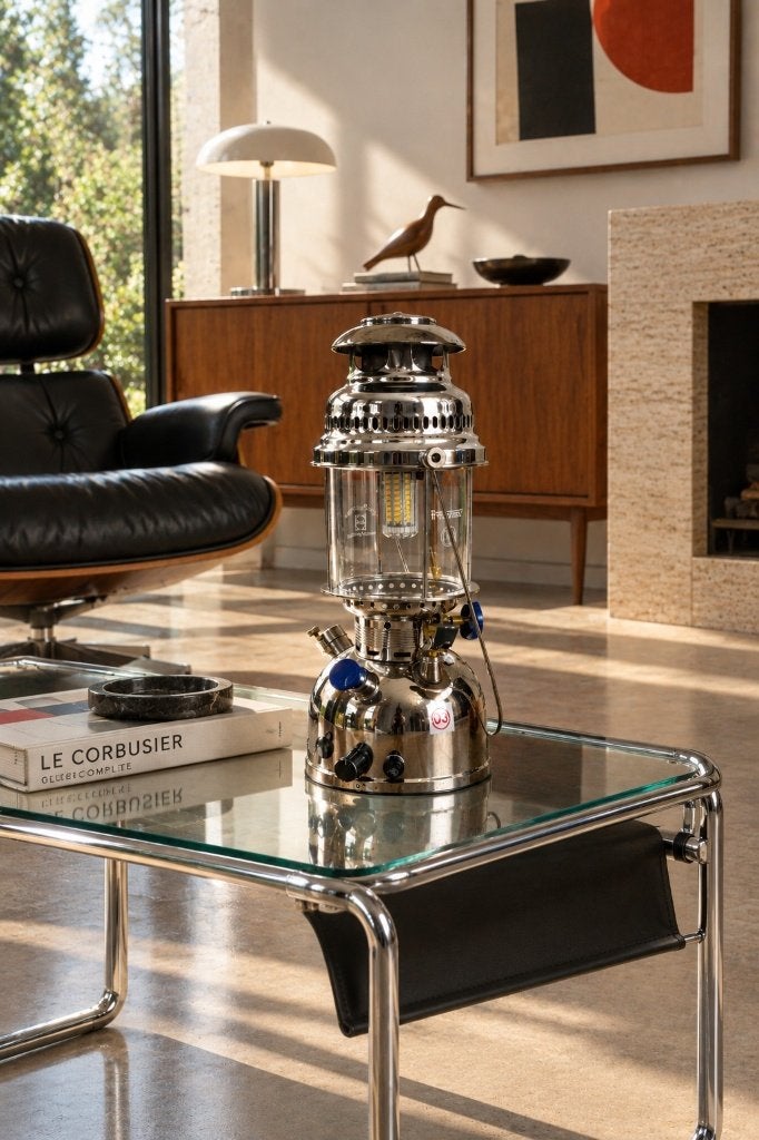 Petromax 500 vintage LED oplaadbare acculantaarn (Sn02), Antiek en Kunst, Ophalen of Verzenden