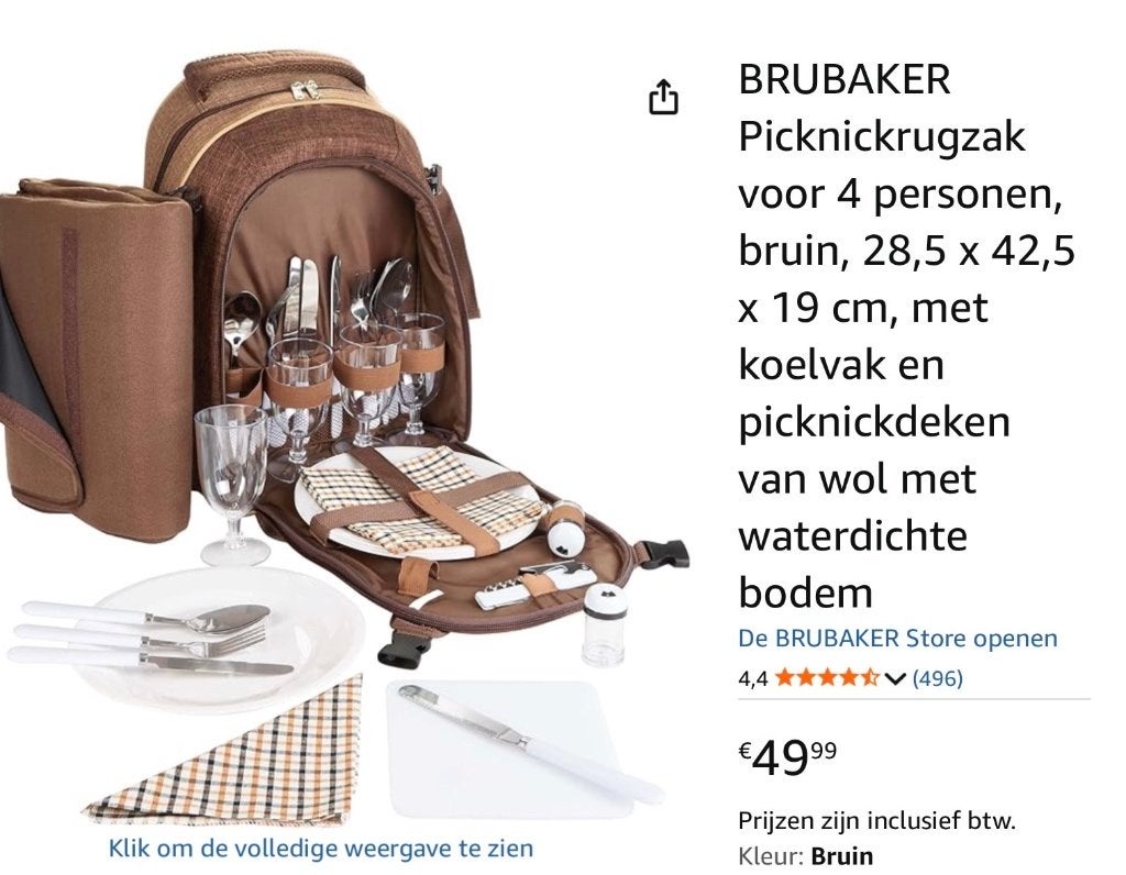 Picknick rugtas nieuw, Ophalen, Nieuw