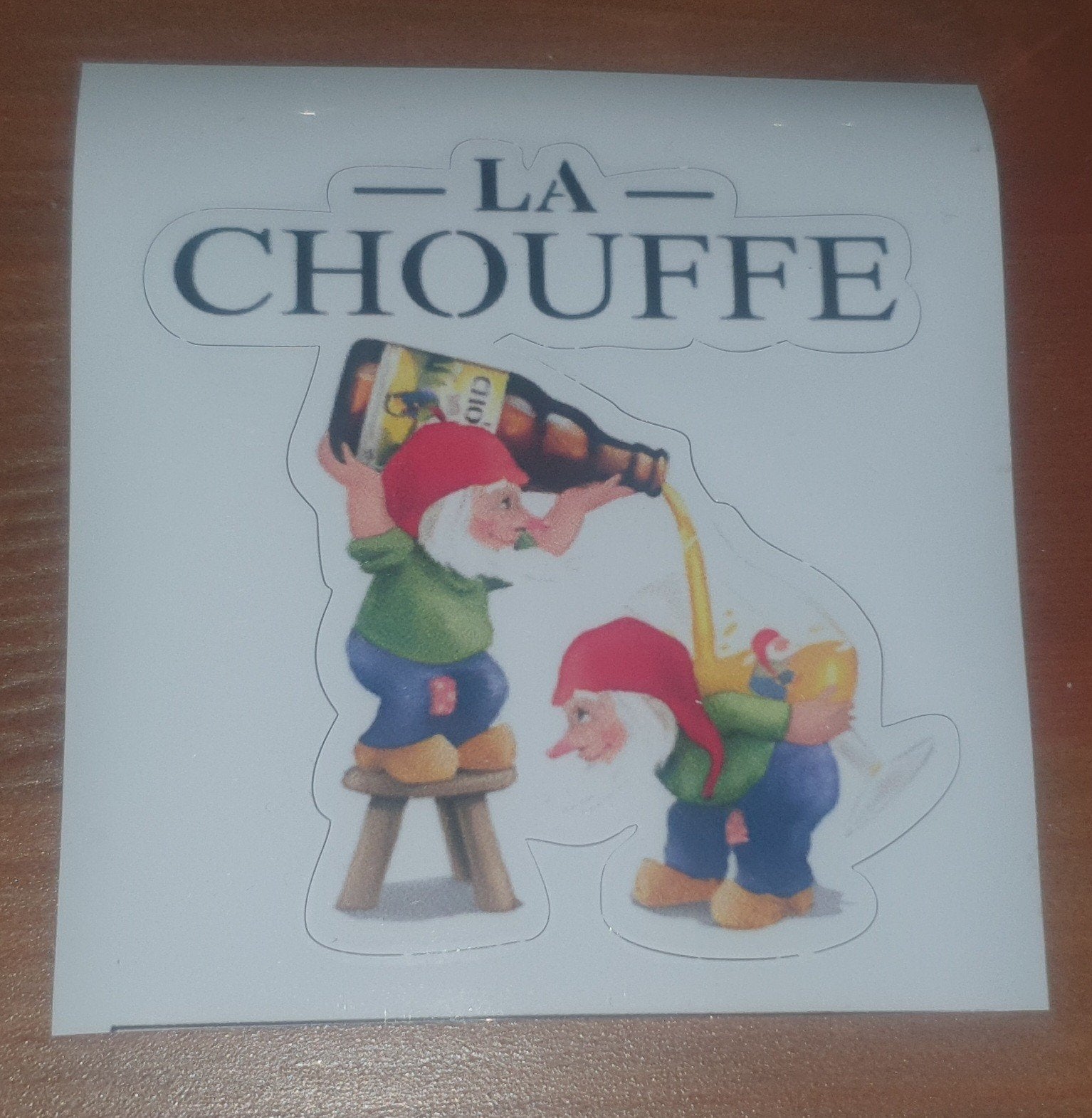 La Chouffe stickers - Per stuk €1,50, Verzamelen, Biermerken, Ophalen of Verzenden, Nieuw, Overige merken