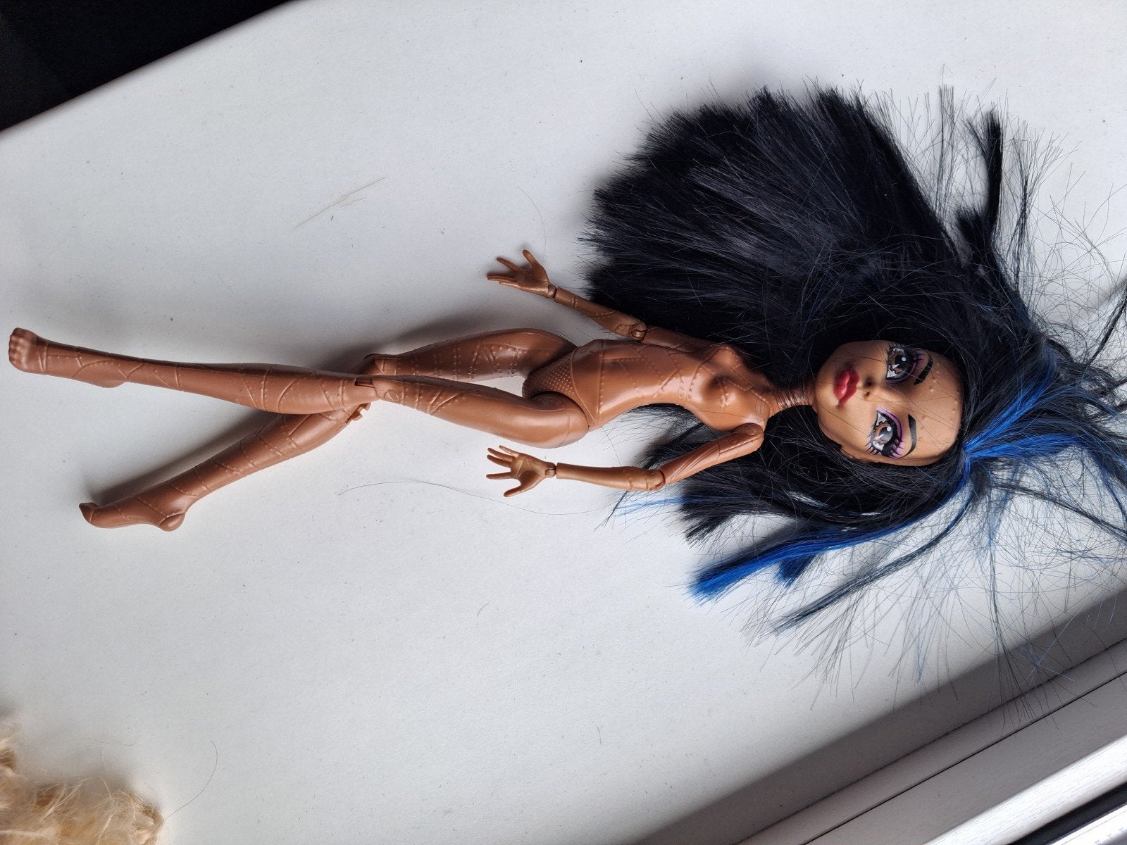 Monster High pop, Clawdeen Wolf, zonder kleding, Ophalen of Verzenden, Gebruikt, Overige typen