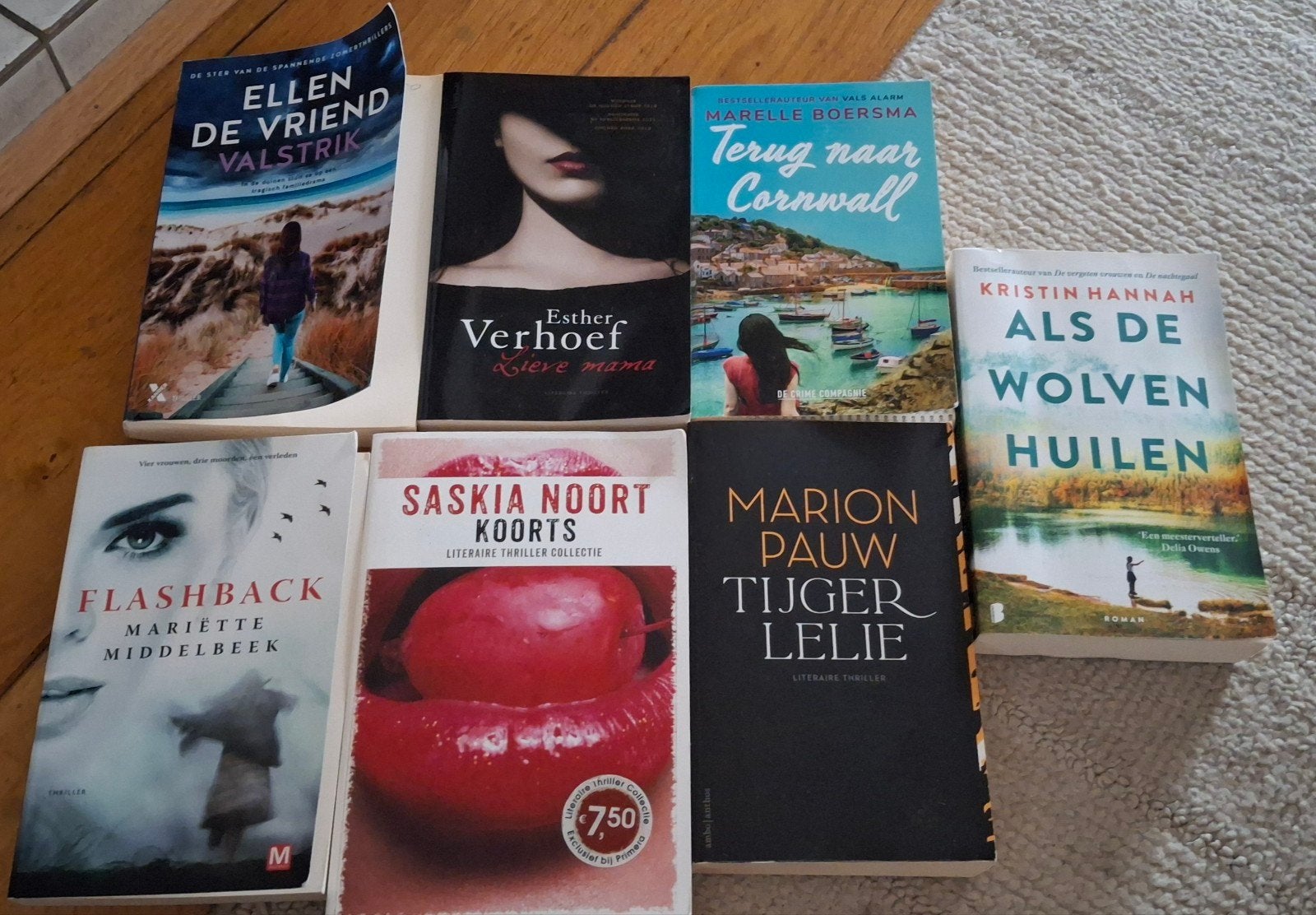 Boekenpakket: 7 thrillers en romans van bekende auteurs, Boeken, Ophalen of Verzenden, Gelezen, Diverse auteurs, Nederland