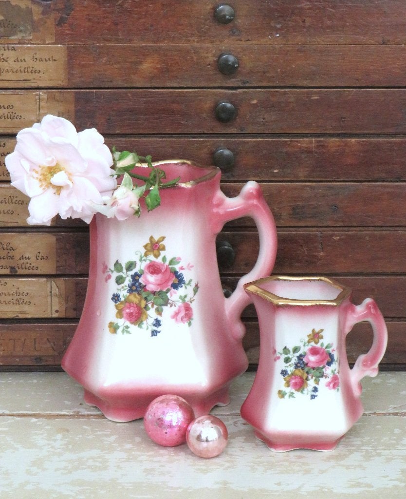Engelse Staffordshire Ironstone kan “Rozen”, Ophalen of Verzenden