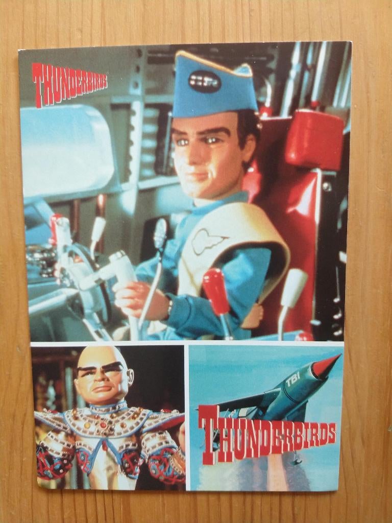Ansichtkaart, Thunderbirds, Ophalen, 1960 tot 1980, Ongelopen, Kinderen