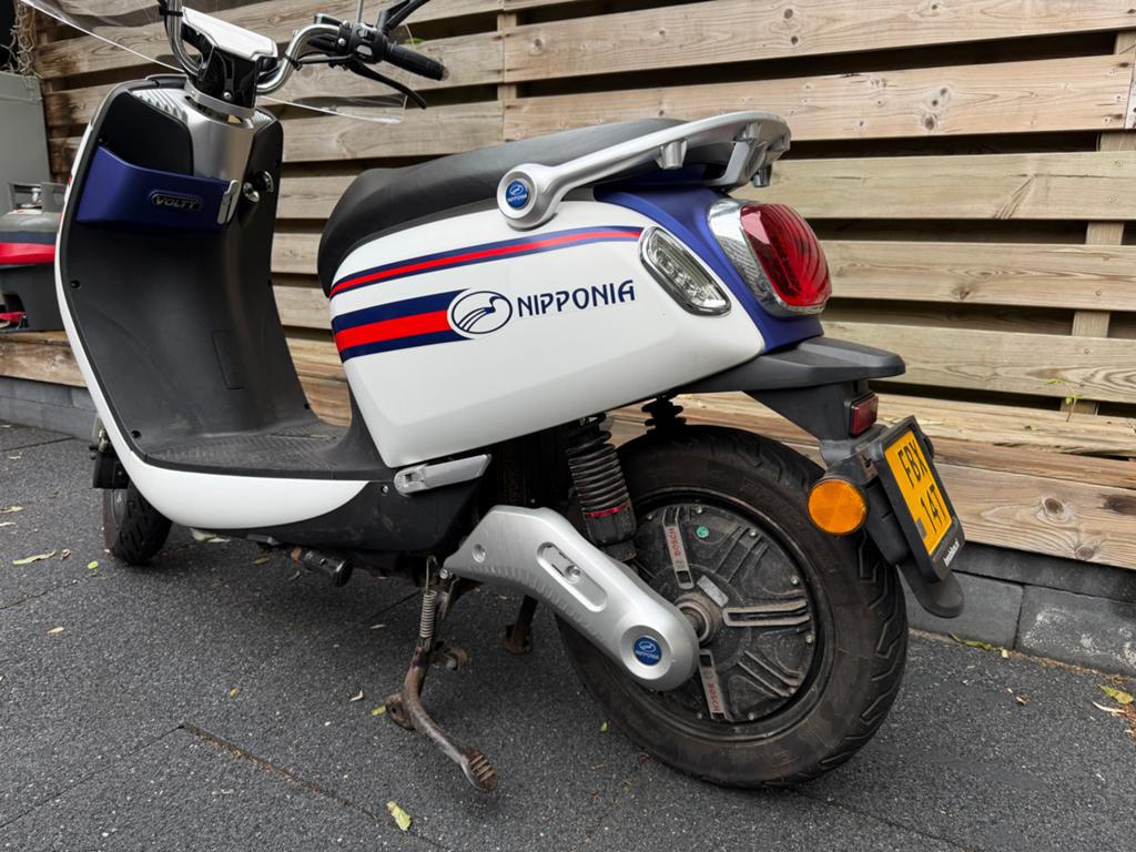 NIPPONIA Elektrische Scooter 45km Geel kenteken, Fietsen en Brommers, Gebruikt, Elektrisch, Ophalen, Overige merken