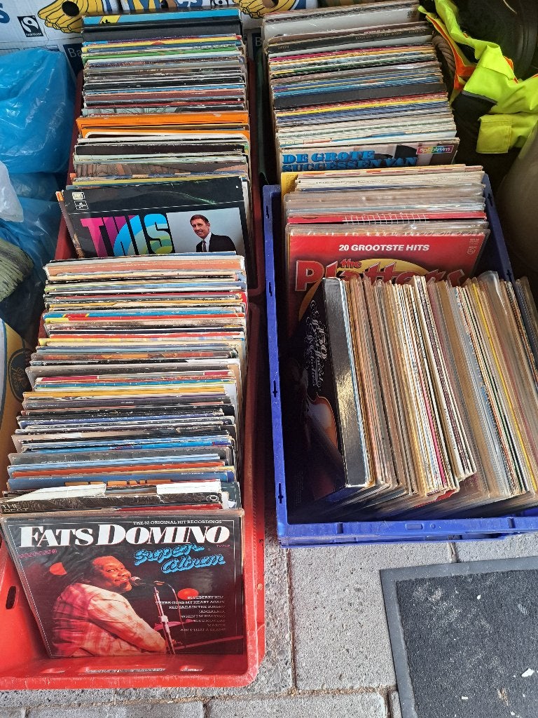 Ongeveer 450 elpees, gevarieerd, Ophalen, LP, Gebruikt, Overige genres