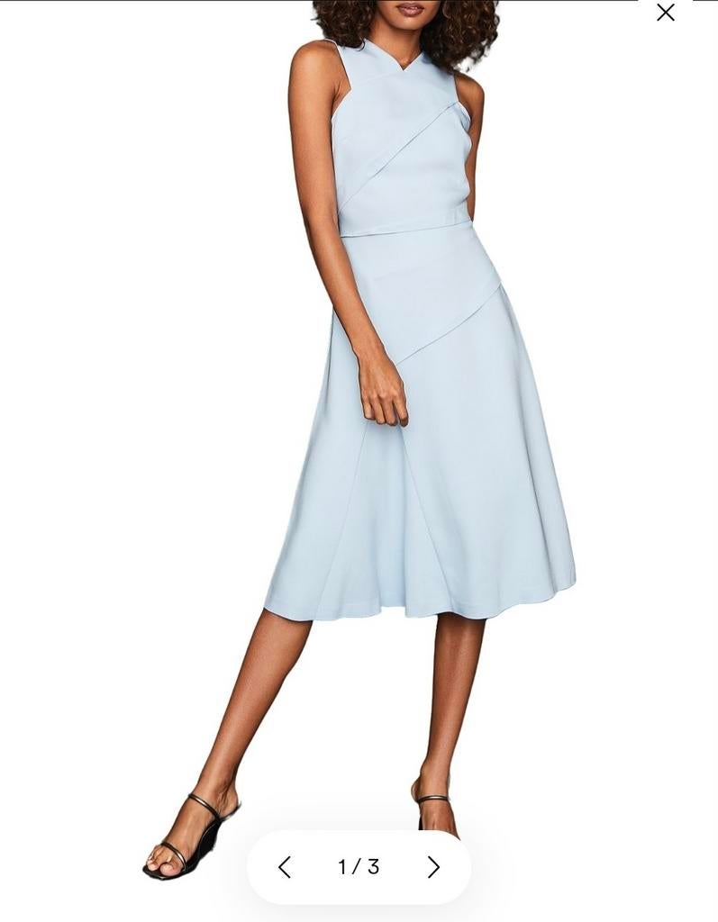 Reiss jurk, Kleding | Dames, Maat 38/40 (M), Reiss, Blauw, Nieuw