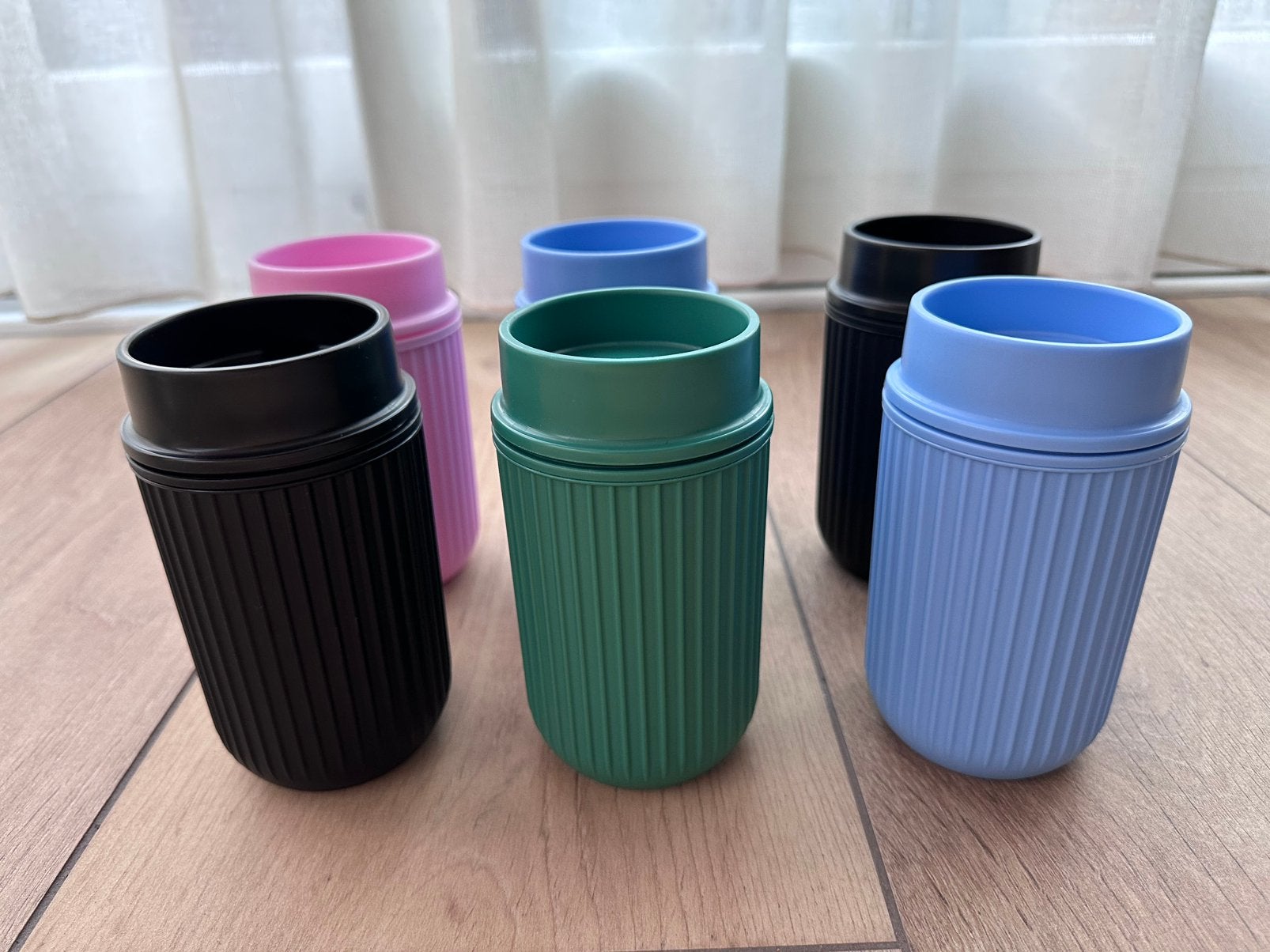 HEMA koffiebekers 6 stuks, Overige typen, Ophalen of Verzenden, Zo goed als nieuw, Meerkleurig