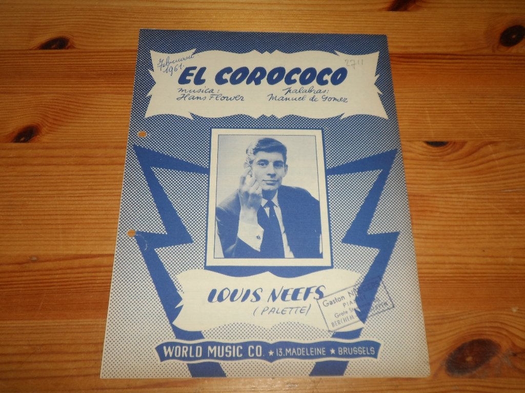 Louis neefs - el corococo - hans flower, Muziek en Instrumenten, Bladmuziek, Gebruikt, Gitaar, Ophalen of Verzenden, Artiest of Componist