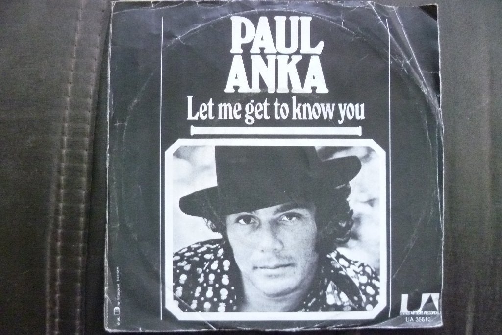 Paul Anka - Let Me Get To Know You (Vinyl Single), Gebruikt, 7 inch, Ophalen of Verzenden, Pop