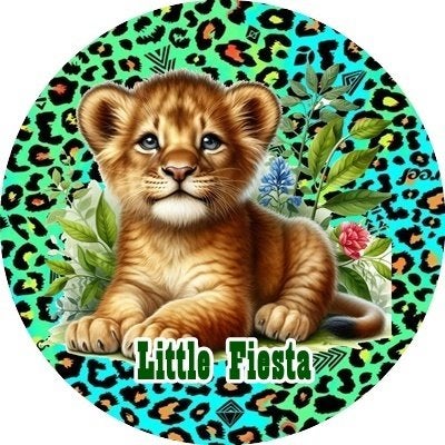 lf901 icing frosting leeuwtje 19cm eetbare taart print, Ophalen of Verzenden, Nieuw, Taarten, Versiering