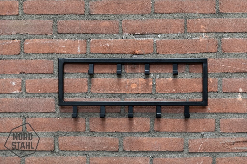 Stalen kapstok zwart, Wandkapstok, Nieuw, Ophalen of Verzenden, Minder dan 100 cm