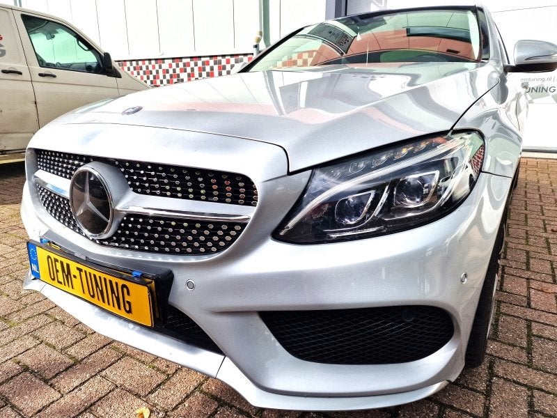 Grille geschikt voor C-Klasse W205 | Silver Diamond-Style, Ophalen of Verzenden