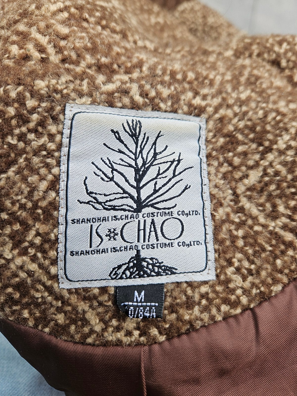 Is Chao Bruin Jasje Maat M, Kleding | Dames, Jassen | Winter, Maat 38/40 (M), Is Chao, Bruin, Ophalen of Verzenden