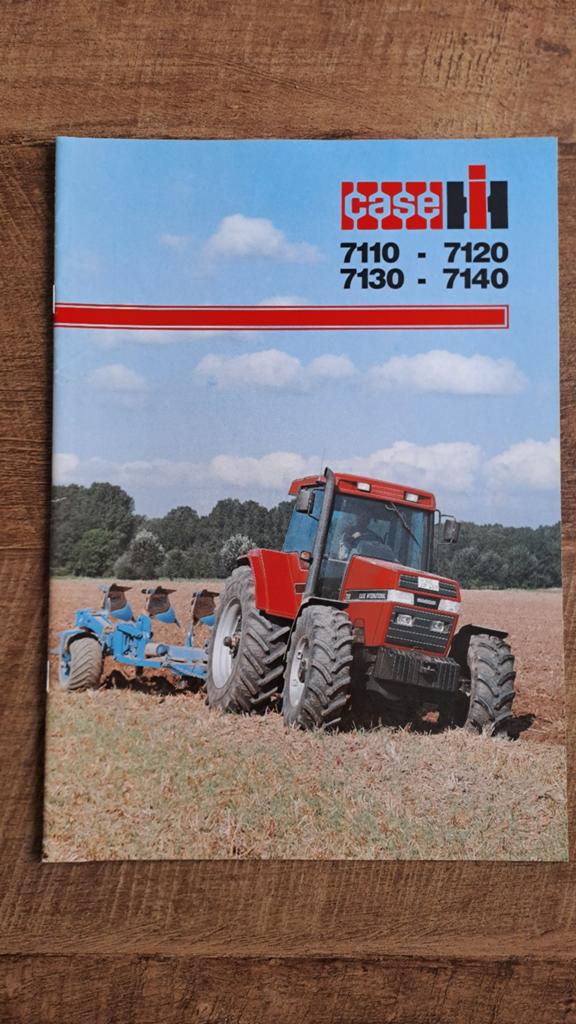 Folder CASE IH International Harvester serie 7100 tractoren, Ophalen of Verzenden, Zo goed als nieuw, Folder