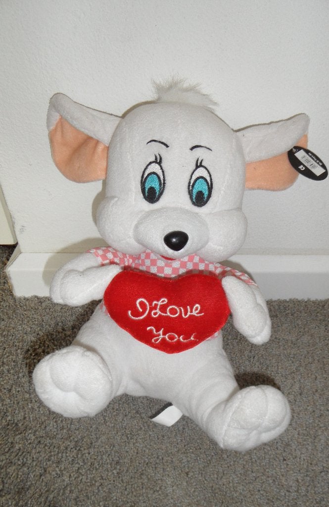 Leuke knuffel met rood hart: I love you, Ophalen of Verzenden, Zo goed als nieuw, Overige typen, Valentijn of Romantisch