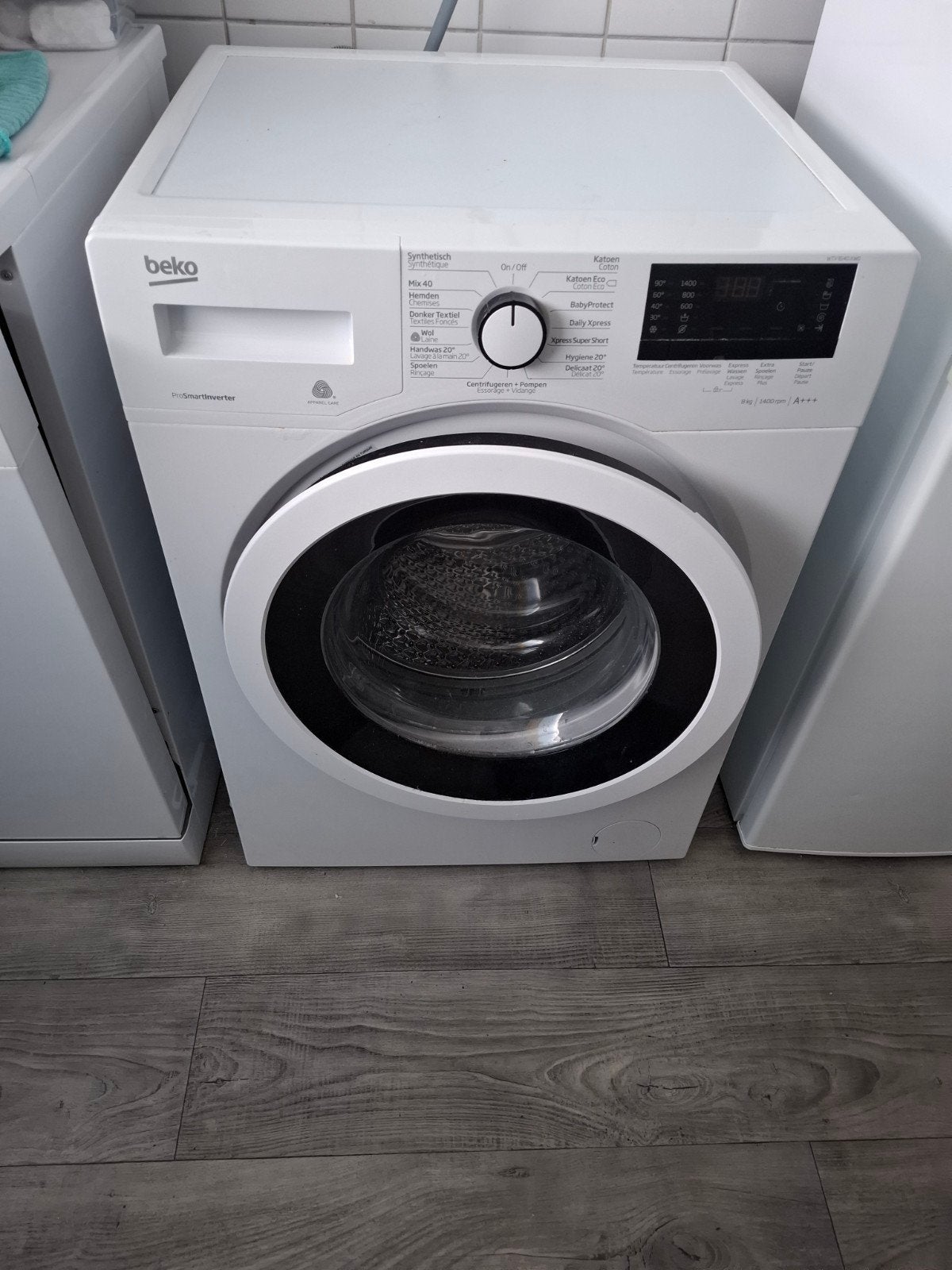Goed werkende Beko wasmachine 8 kg - Betrouwbaar & Ruim, Witgoed en Apparatuur, Ophalen of Verzenden, Gebruikt, Energieklasse A of zuiniger