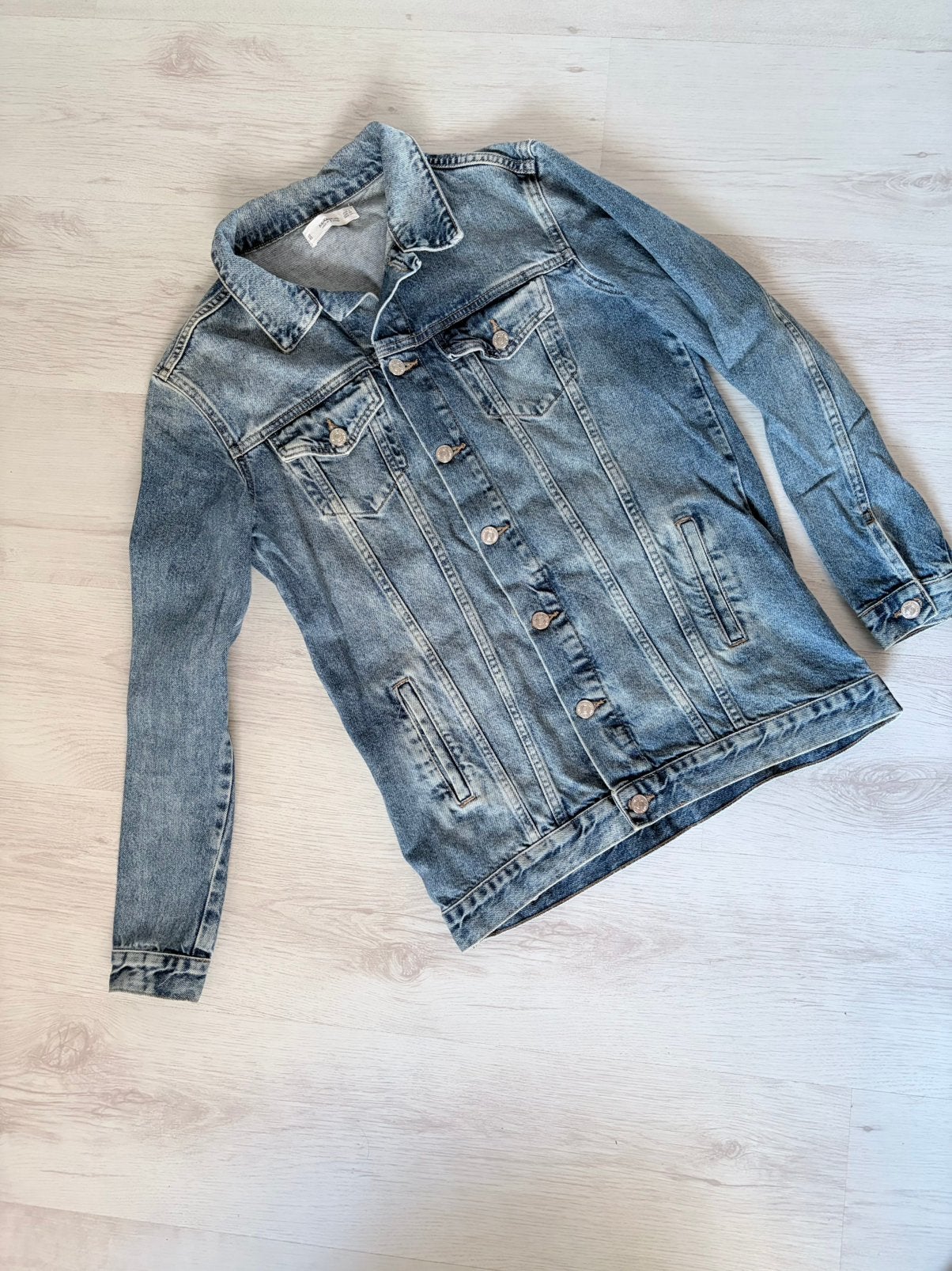 Mango spijkerjas maat S, Ophalen of Verzenden, Zo goed als nieuw, Maat 36 (S), Blauw