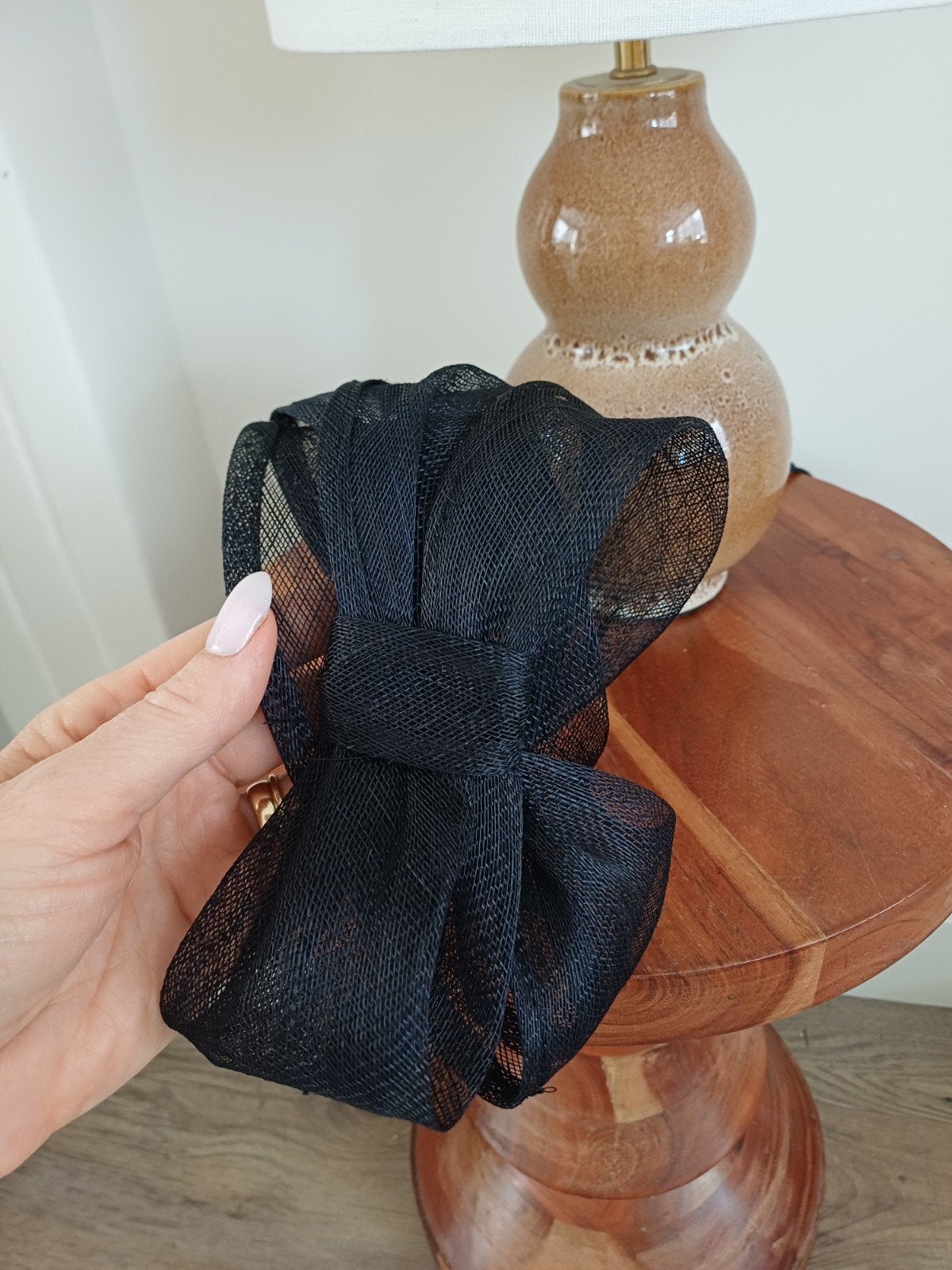 fascinator zwart. huidige collectie, Hoed, Nieuw, Fascinator, One size fits all