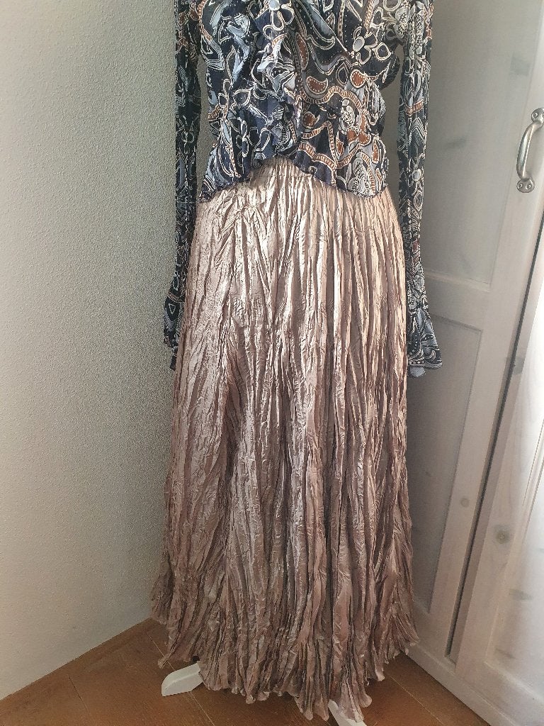 2 stijlvolle crinkle rokken, maat 46, Kleding | Dames, Rokken, Ophalen, Overige kleuren, Maat 46/48 (XL) of groter, Zo goed als nieuw