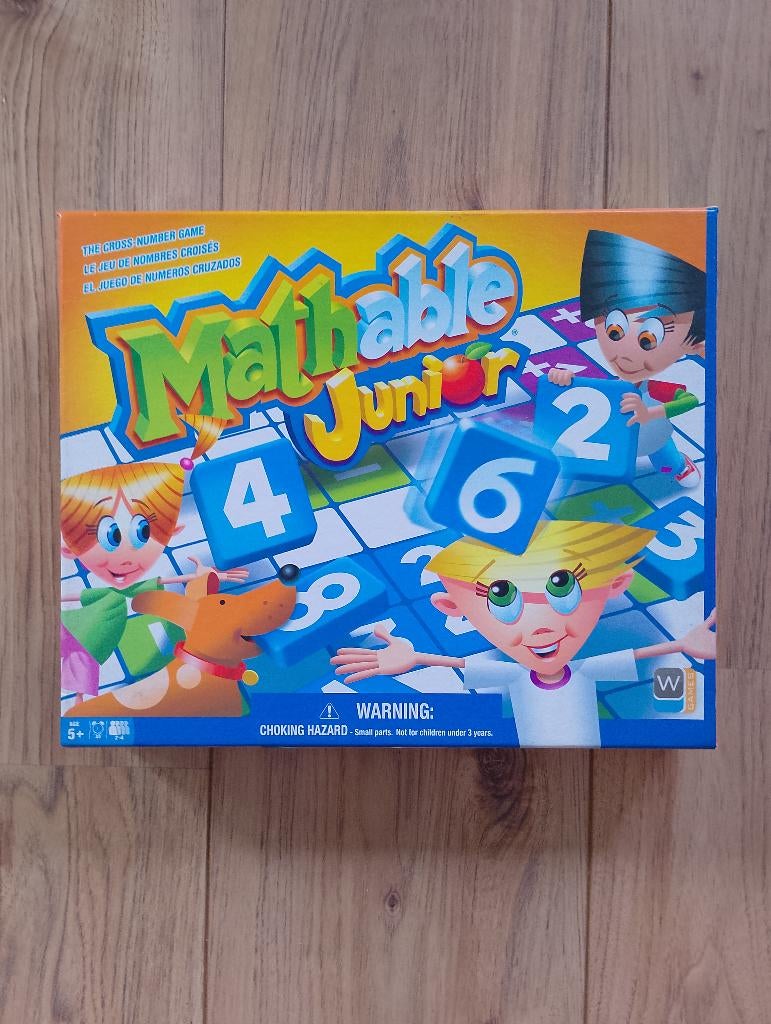 Mathable Junior (rekenvariant Scrabble), Een of twee spelers, Ophalen of Verzenden, Zo goed als nieuw, Wooky