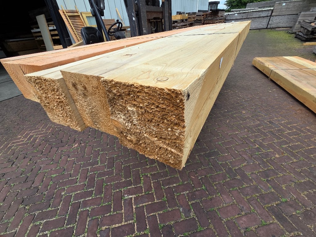 6 Douglas palen / balken 20x20 cm  4.00 m lang - nr: TB60, Ophalen, Nieuw, 250 cm of meer, Overige typen