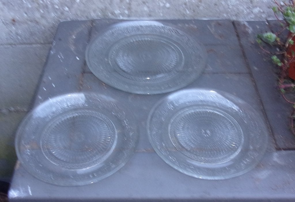 Sierborden glas, Antiek en Kunst, Antiek | Wandborden en Tegels, Ophalen