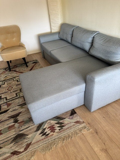slaapbank en fauteuil, Ophalen, Gebruikt, Hoekbank, Driepersoons