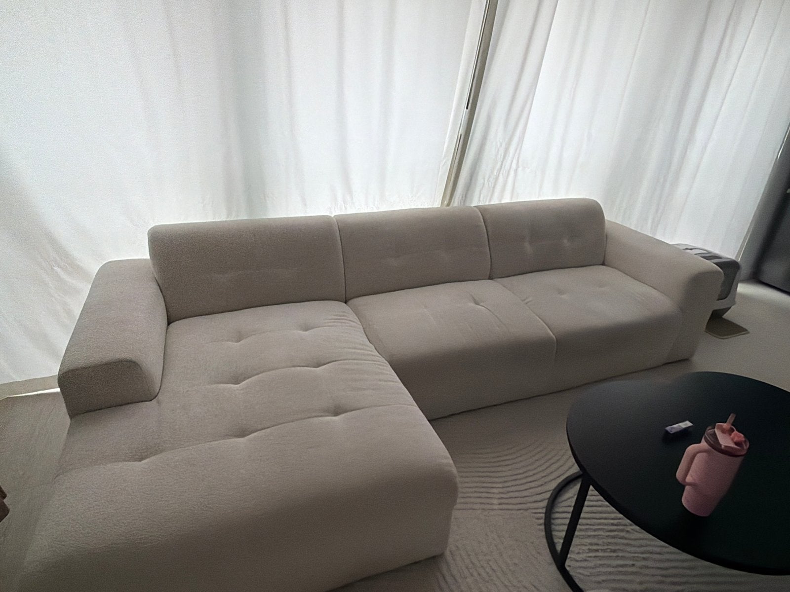 Napoli lounge bank 310x160cm - Comfortabel en stijlvol, Huis en Inrichting, Banken | Bankstellen, Ophalen, Gebruikt, Hoekbank