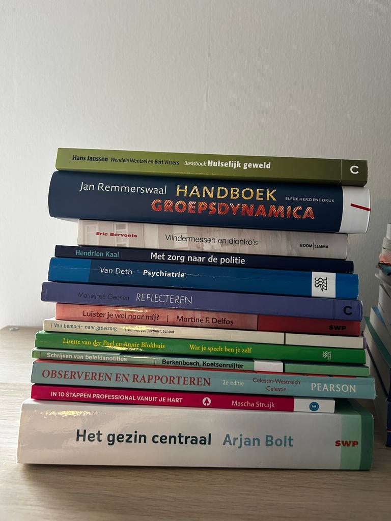 Studieboeken HBO/WO - Social Work, psychologie, zorg, Boeken, Partijen en Verzamelingen, Ophalen of Verzenden, Zo goed als nieuw