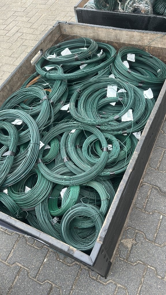 binddraad of spandraad RAL6005 – 50 of 100 meter per rol, Tuin en Terras, Gaas en Draad, Ophalen, Zo goed als nieuw, 20 meter of meer