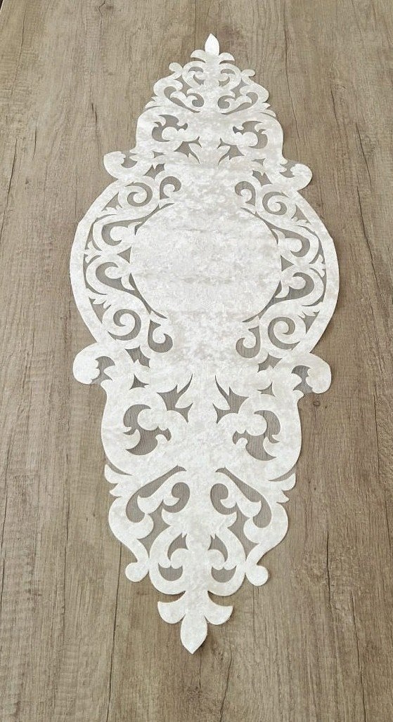 Beige tafelloper, 2 stuks, Ophalen of Verzenden, Nieuw