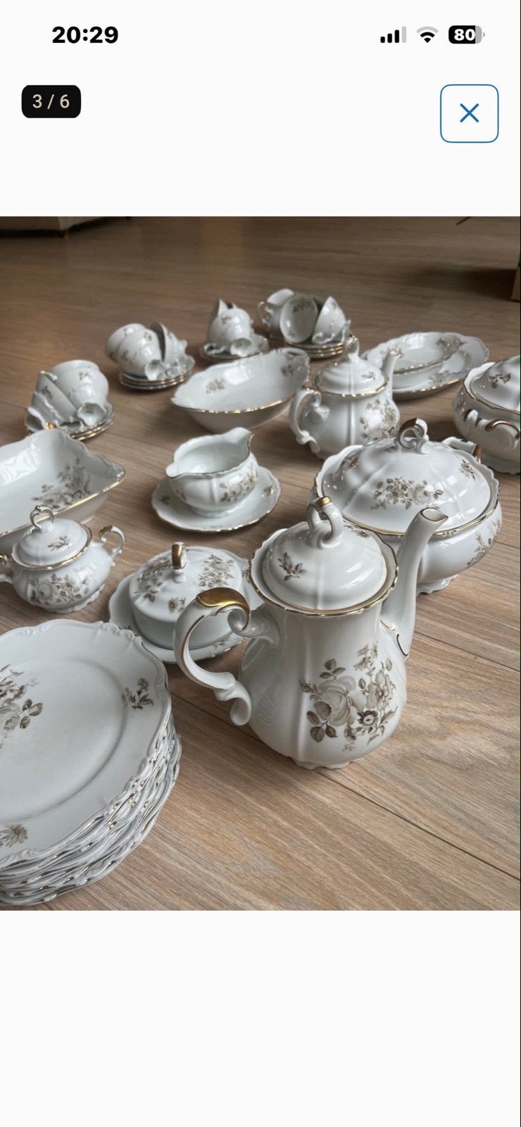 Compleet Edelstein Bavaria Maria-Theresia servies, Gebruikt, Overige merken, Klassiek, Ophalen of Verzenden
