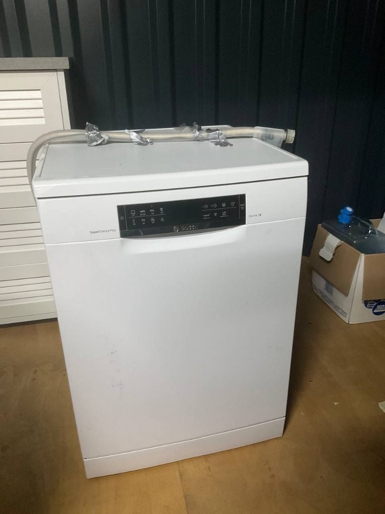 Bosch SMS68TW00E  Vaatwasser Vrijstaand, Ophalen, Gebruikt, 60 cm of meer, Minder dan 10 liter