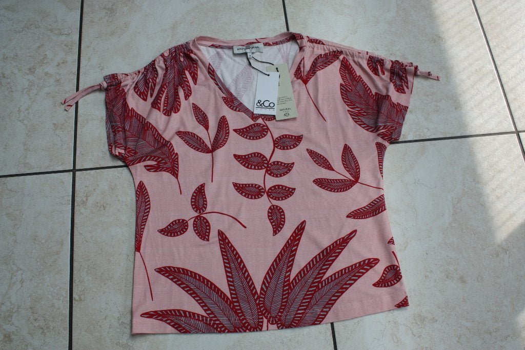 &Co Woman Viana Garden Top M, Maat 38/40 (M), &Co Woman, Zo goed als nieuw, Zonder mouw