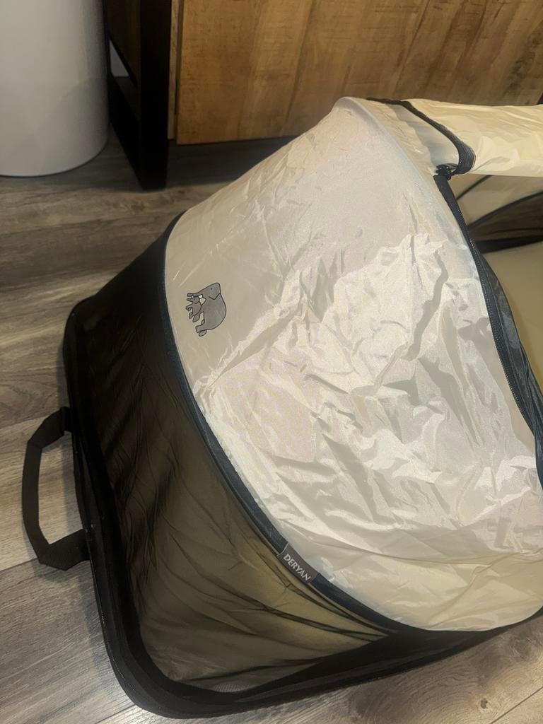 Deryan campingbedje Cutey, Ophalen, Zo goed als nieuw, Minder dan 140 cm, Matras