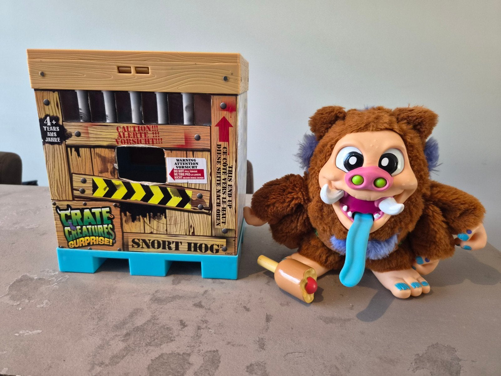 Crate Creatures Surprise! – Snort Hog (Interactief Monster), Ophalen of Verzenden, Zo goed als nieuw