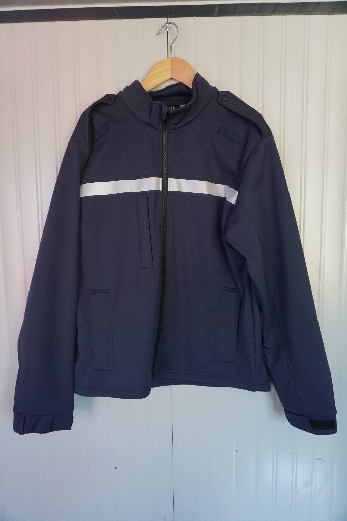 Nieuw! Navy werkjas softshell beveiligingsjas | Maat XXL, Heren, Nieuw, From Scratch, Ophalen of Verzenden