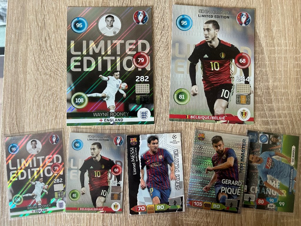 Diverse Panini Adrenalyn XL Kaarten - EURO 2016/CL, Ophalen of Verzenden, Zo goed als nieuw, Meerdere plaatjes