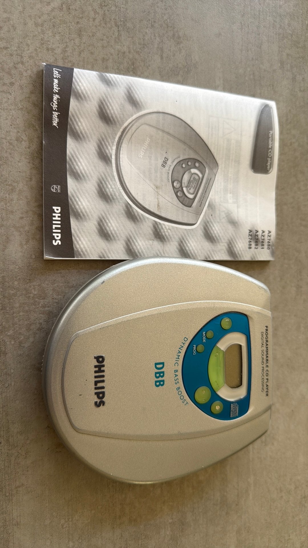 Draagbare cd speler Philips AZ7680, Ophalen of Verzenden, Discman