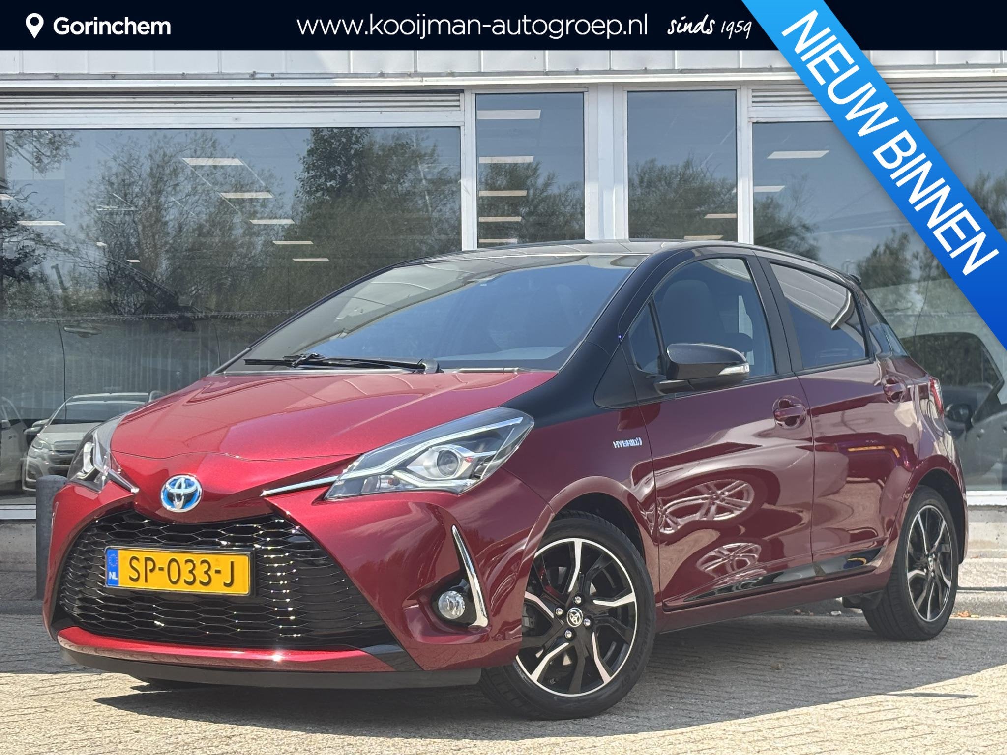 Toyota Yaris 1.5 Hybrid Bi-Tone Plus, Auto's, Gebruikt, Euro 6, 4 cilinders, 49 €/maand