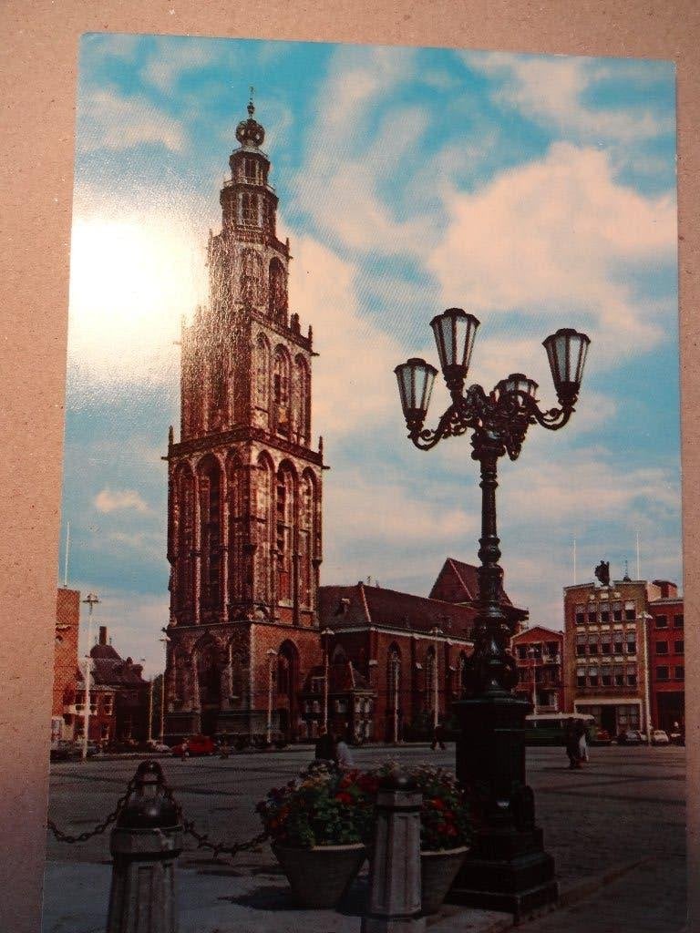 de Martinitoren Groningen., Verzenden, 1960 tot 1980, Gelopen, Groningen