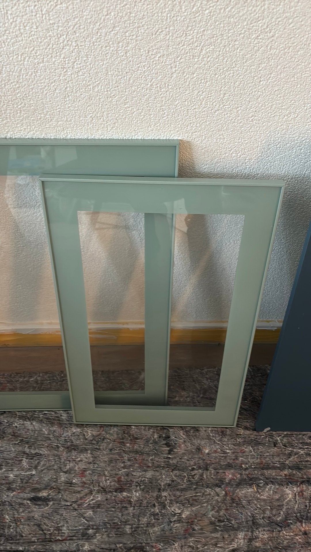 IKEA Besta glazen deur (groen), Ophalen, Gebruikt