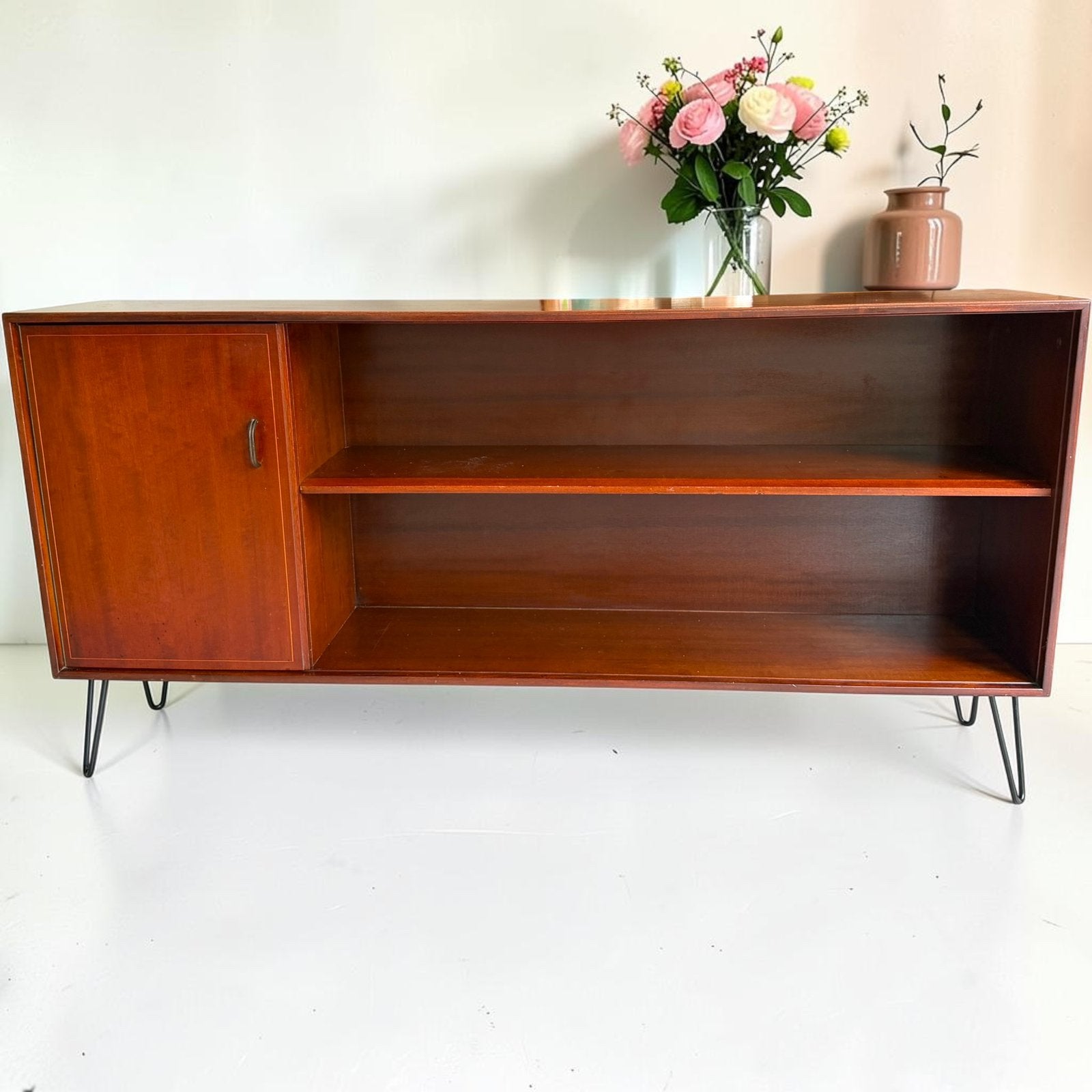 Vintage Formule dressoir | lowboard | wandkast Multi Lux, Huis en Inrichting, 150 tot 200 cm, Teakhout, Ophalen of Verzenden, Formule Kempkes Multi Lux