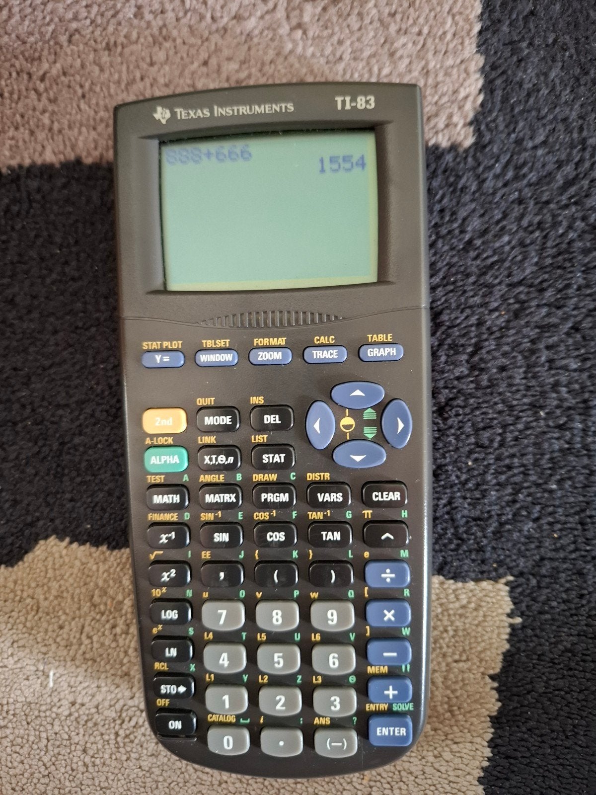 Texas instruments TI83, Diversen, Ophalen, Grafische rekenmachine, Zo goed als nieuw